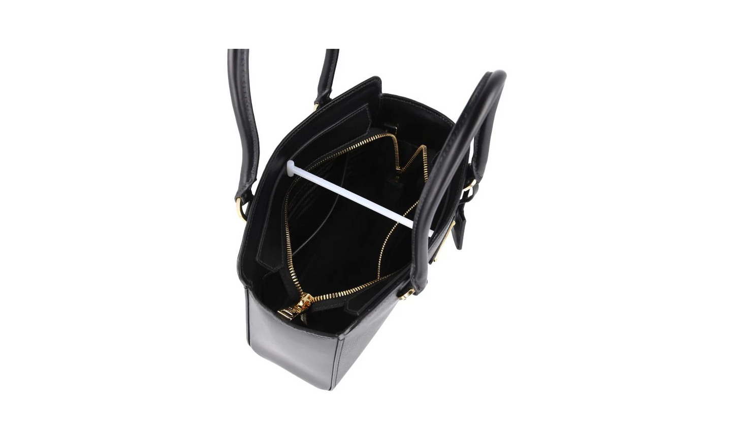 Bolsa Prada Black Saffiano Leather Shoulder Bag