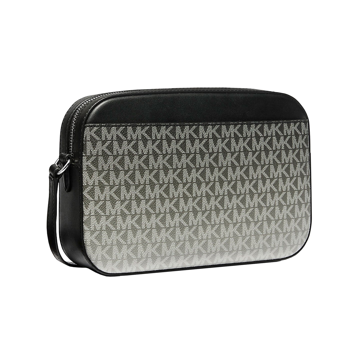 Bolsa Michael Kors Jet Set Large Ombré Signature Logo Crossbody Black