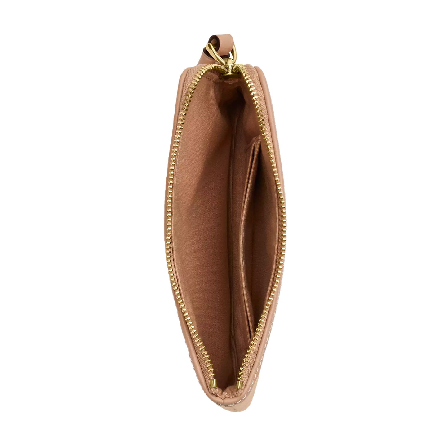 Monedero Coach Corner Zip Wristlet With Signature Canvas Dark Natural Light