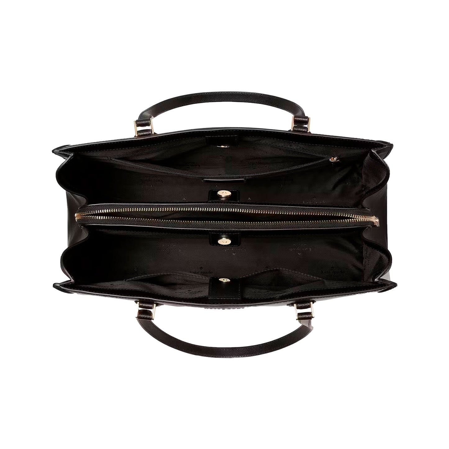 Bolsa Kate Spade Madison Saffiano East West Leather Large Laptop Tote Black