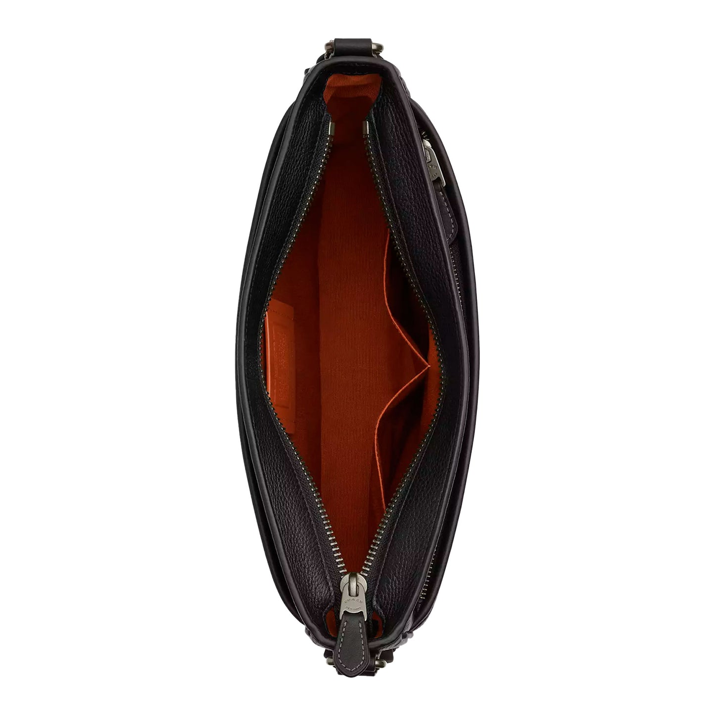 Bandolera Coach District Crossbody Bag In Signature Canvas Charcoal Black