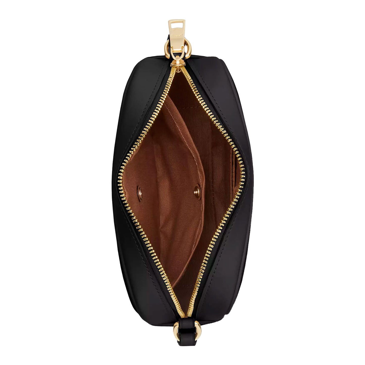 Bolsa Coach Mini Jamie Camera Bag In Signature Canvas Walnut Black