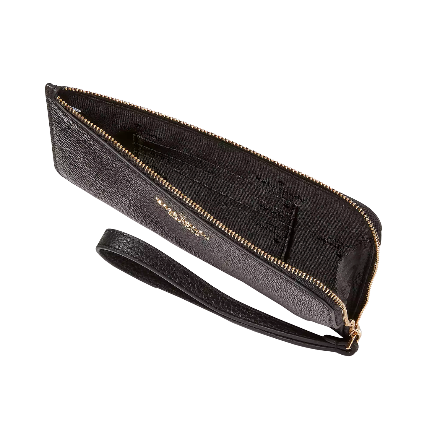 Monedero Kate Spade Lucy Medium L Zip Wristlet Black