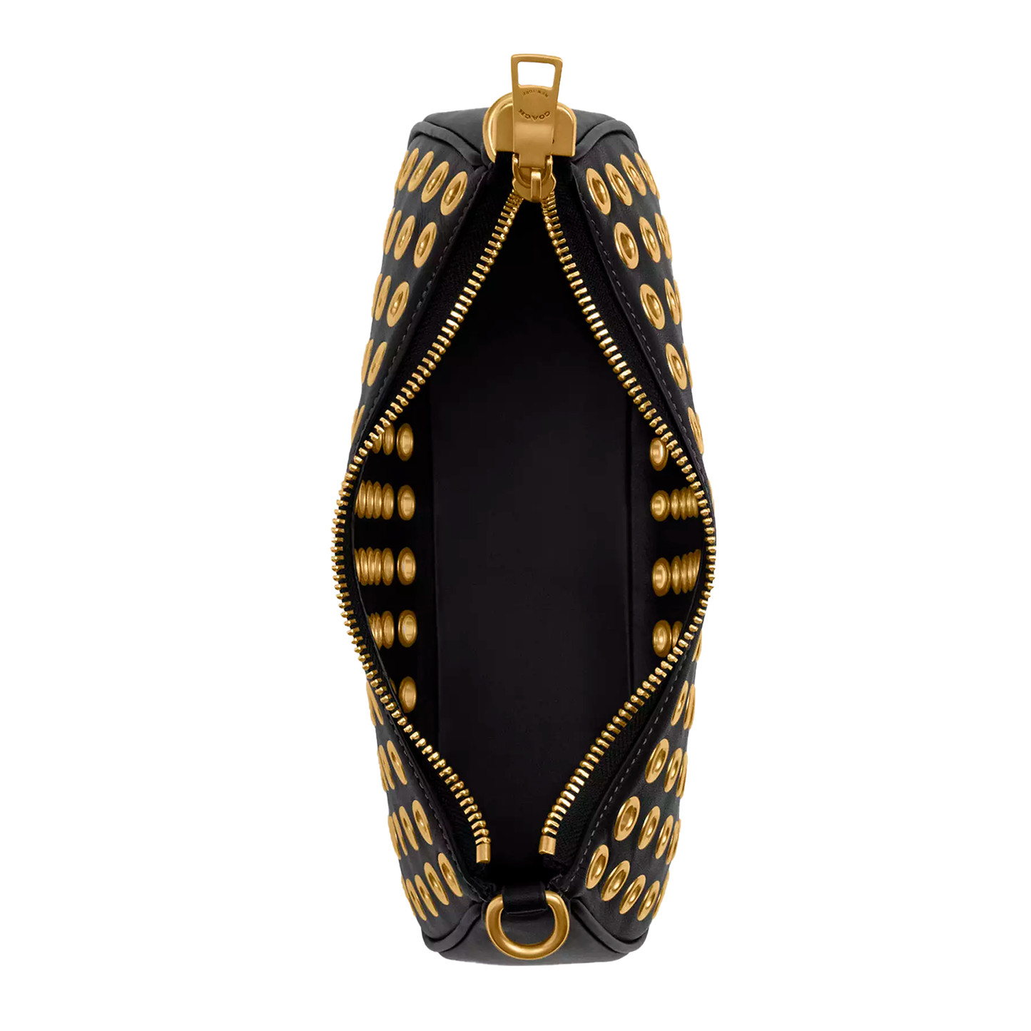 Bolsa Coach Teri Shoulder Bag With Eyelets Black