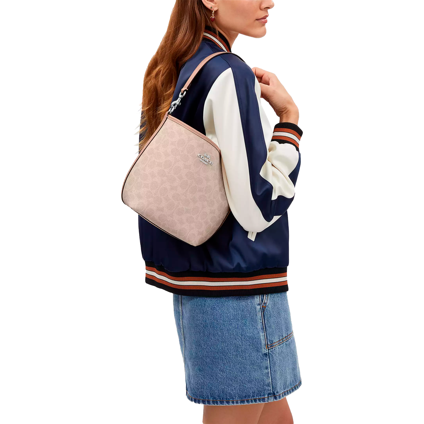 Bolsa Coach City Bucket Bag Signature Canvas Sand Taupe