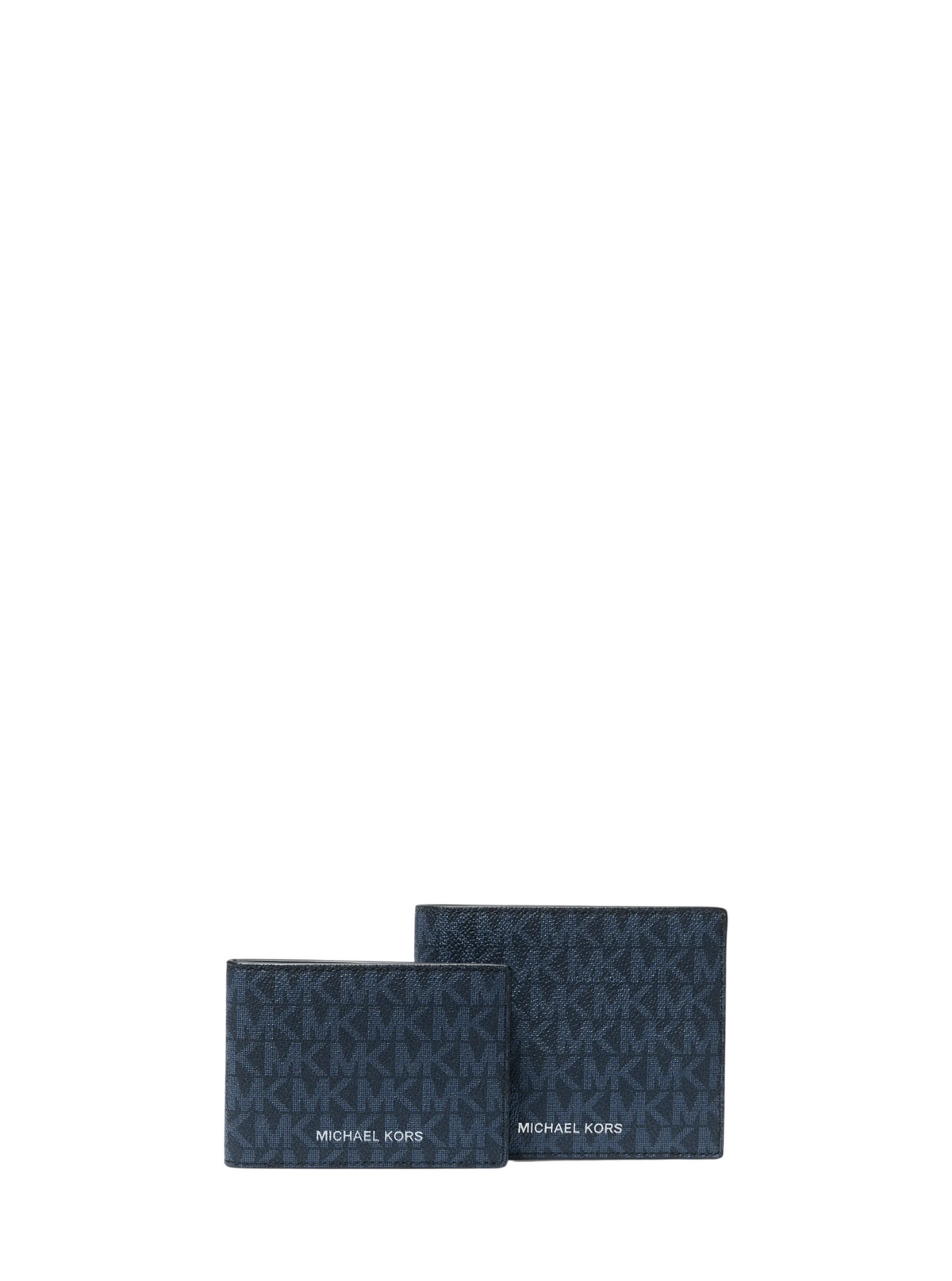 Cartera Michael Kors Cooper Logo Billfold Wallet With Passcase PL Blue