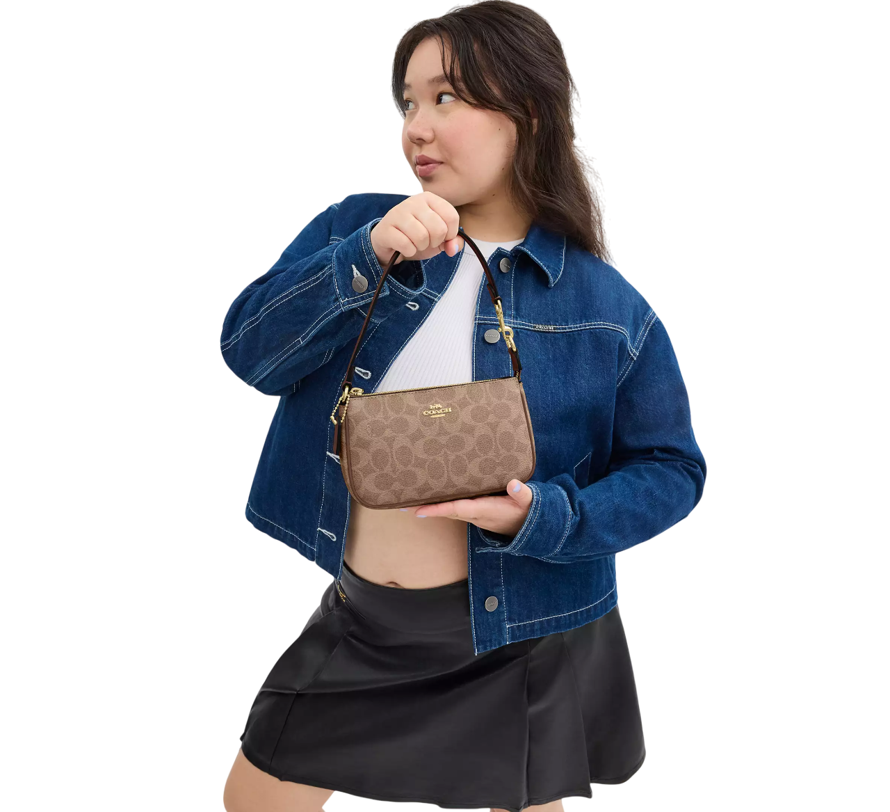 Bolsa Coach Nolita 19 In Signature Canvas Tan Brown