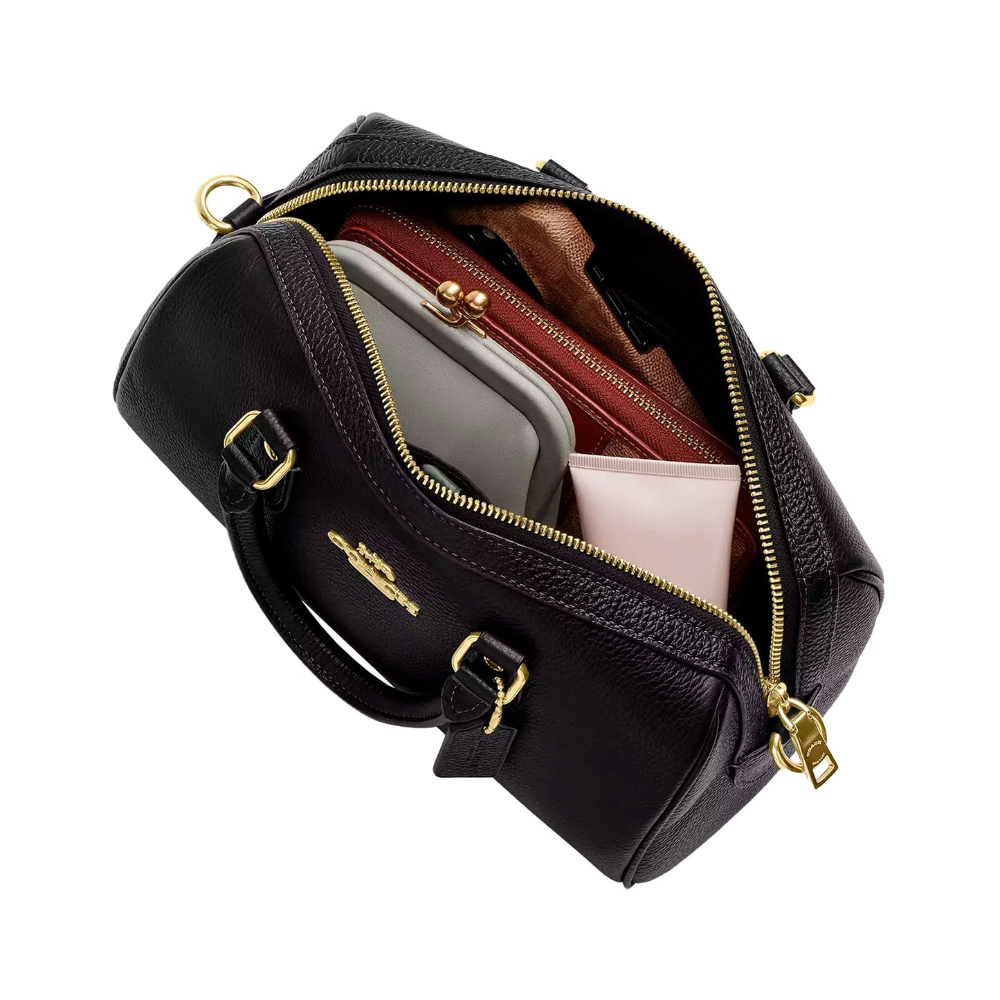 Bolsa Coach Rowan Long Satchel Bag Black