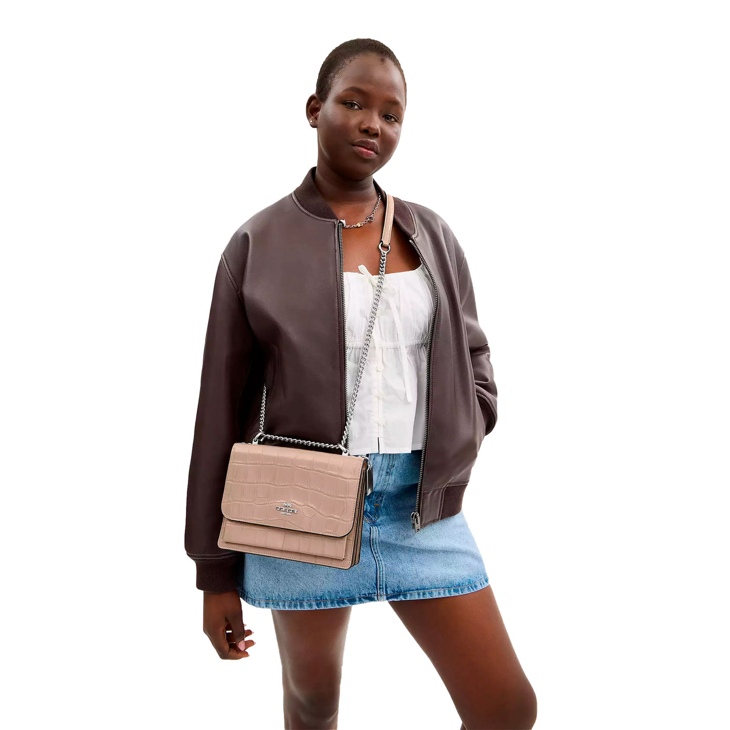 Bolsa Coach Klare Crossbody Bag Stone