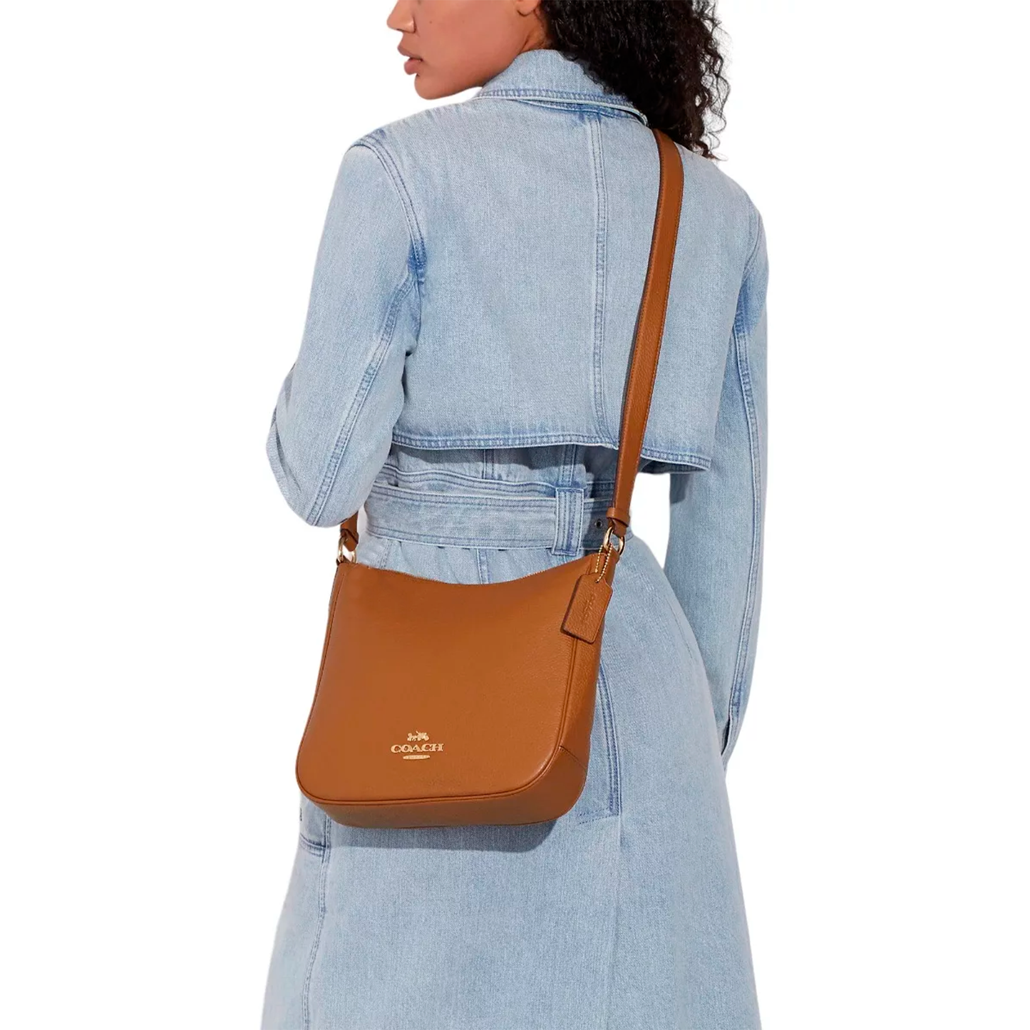 Bolsa Coach Ellie File Bag Light Saddle