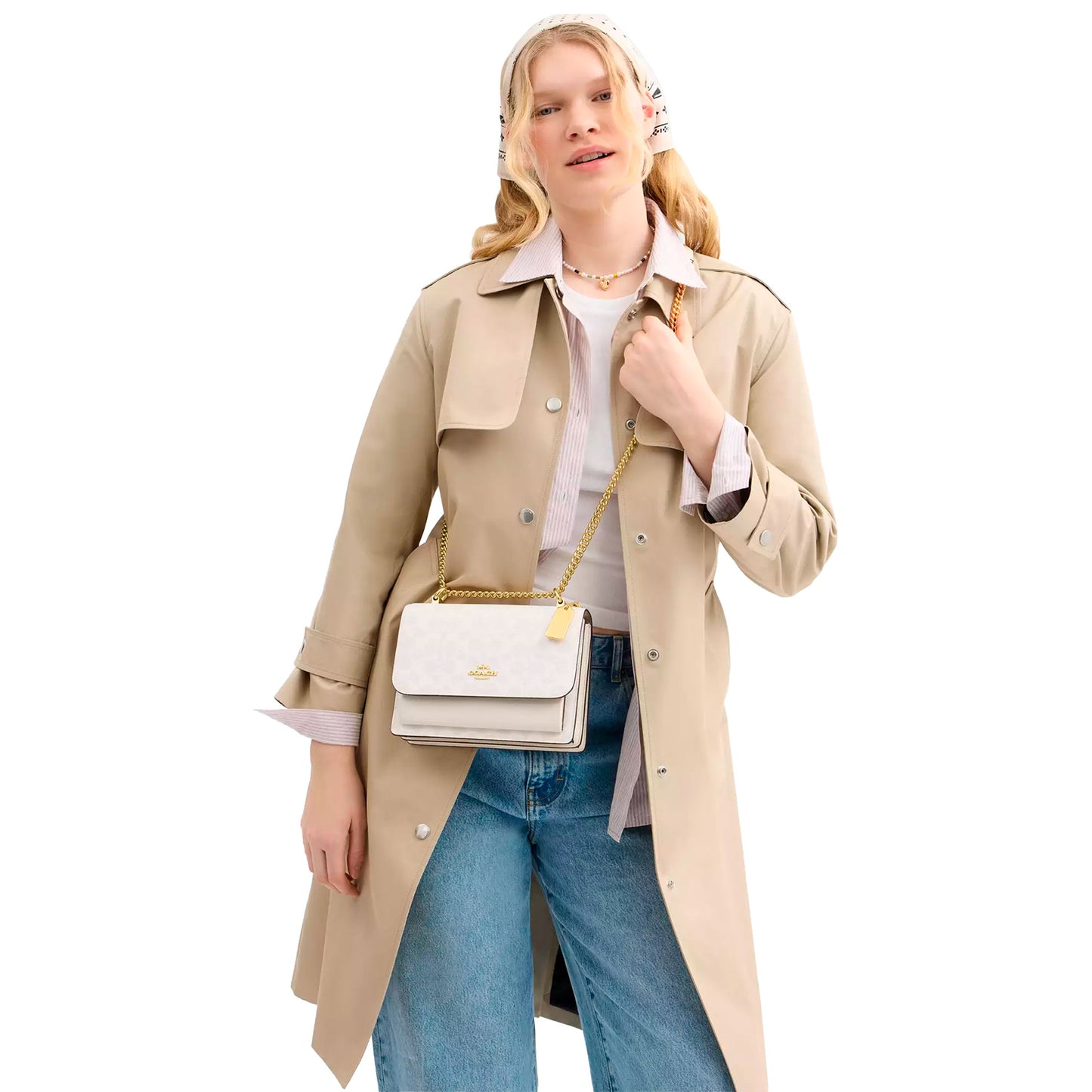 Bolsa Coach Klare Crossbody Bag Chalk Multi