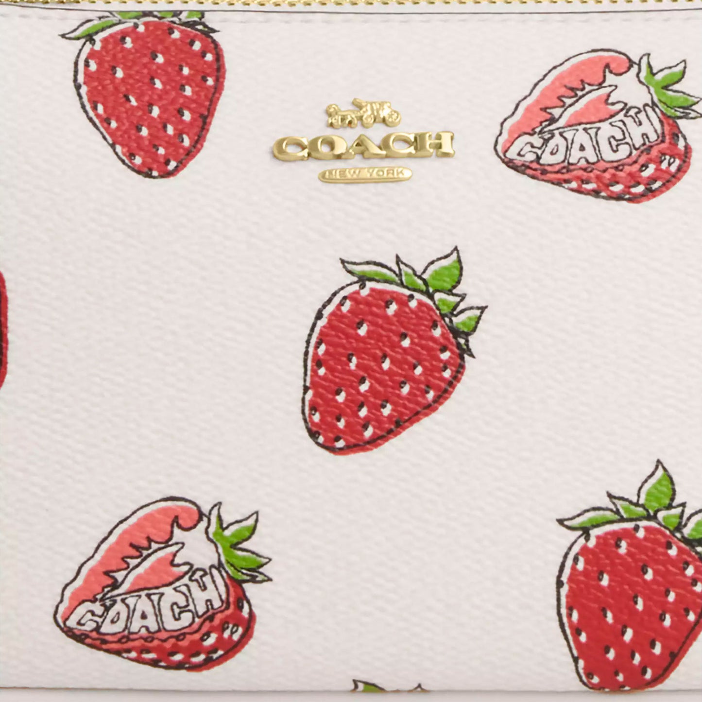 Bolsa Coach Nolita 19 With Strawberry Print Chalk Multi