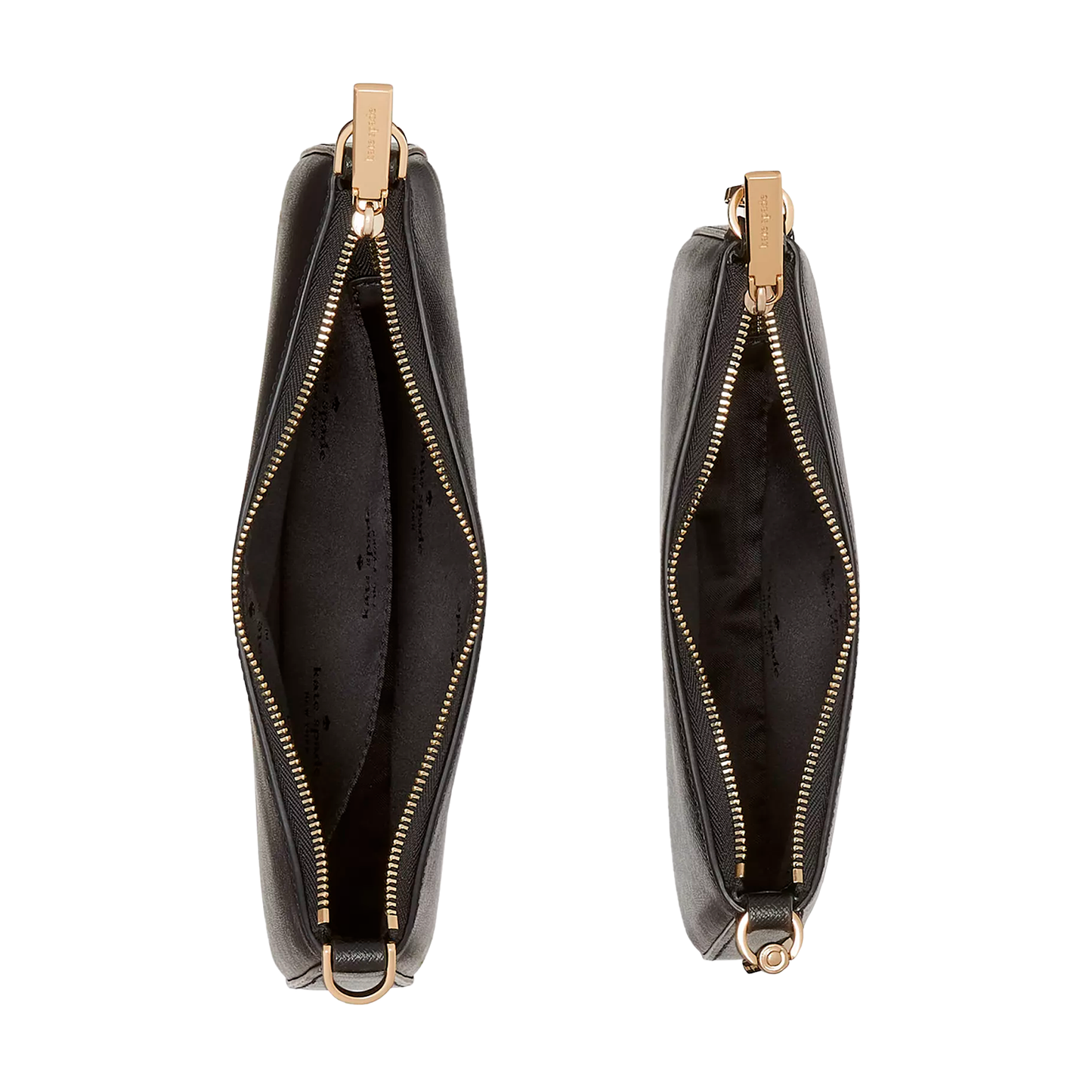 Bolsa Kate Spade Duet Saffiano Leather Small Crossbody Black