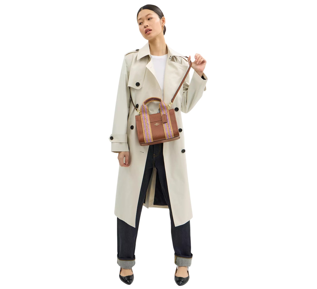 Bolsa Coach Smith Tote Bag 24 Redwood Multi