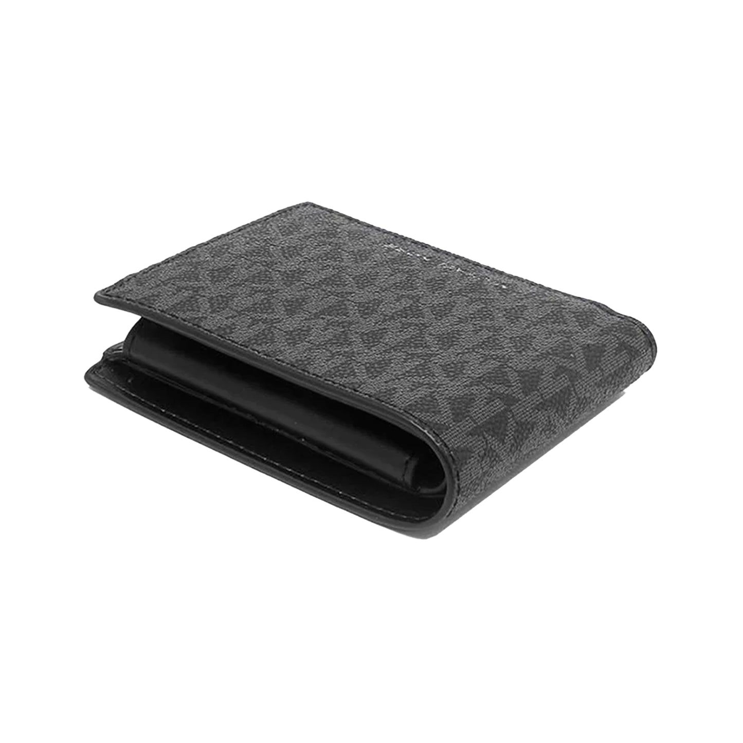 Cartera Michael Kors Cooper Logo Billfold Wallet With Coin Pouch Black