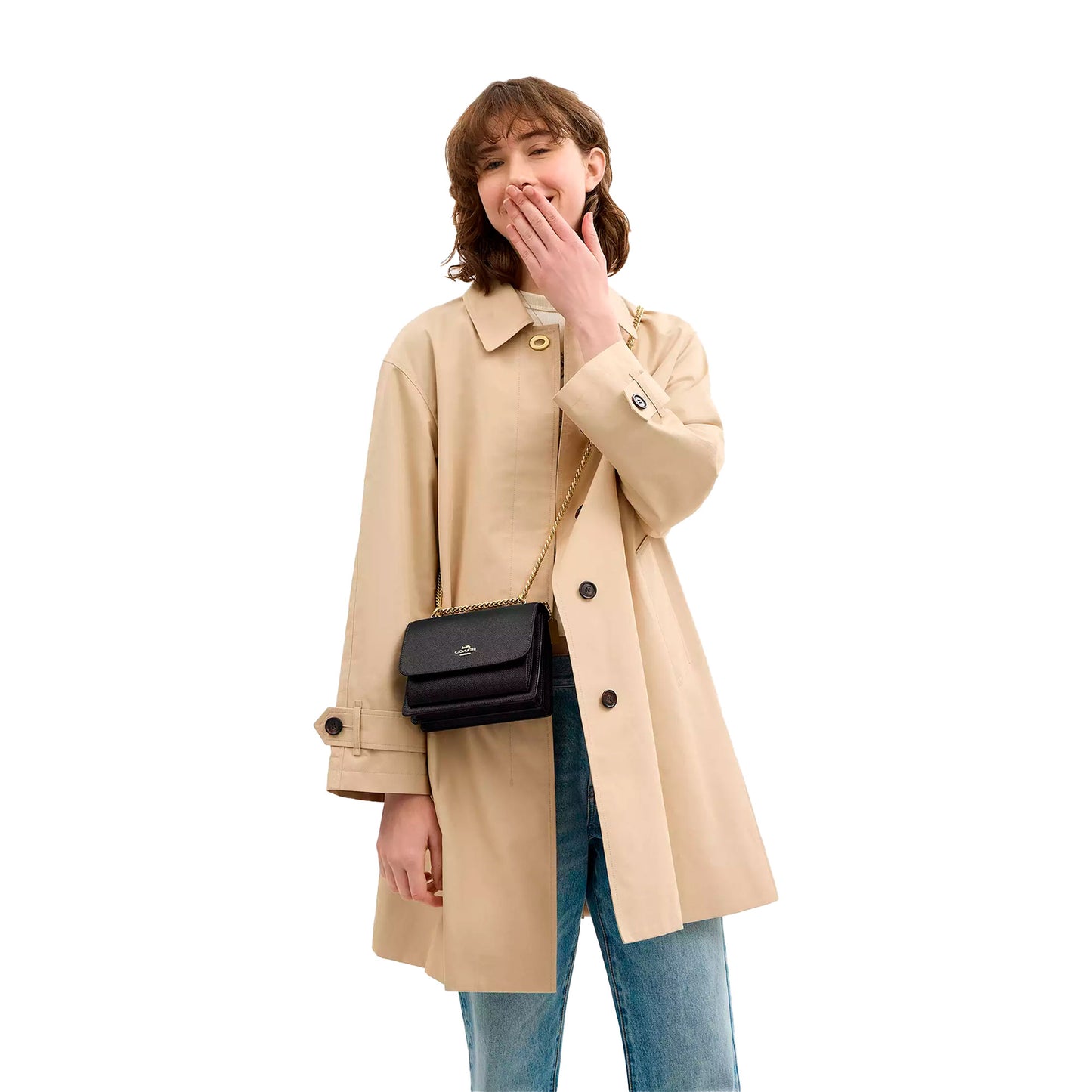Bolsa Coach Mini Klare Crossbody Black