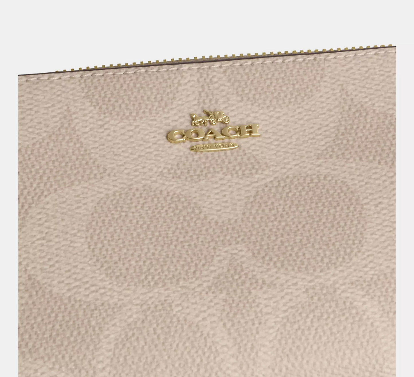 Bolsa Coach Nolita 19 In Blocked Signature Canvas Sand Tan
