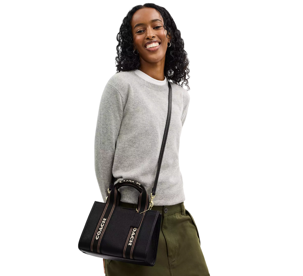 Bolsa Coach Smith Tote Bag 24 Black Multi