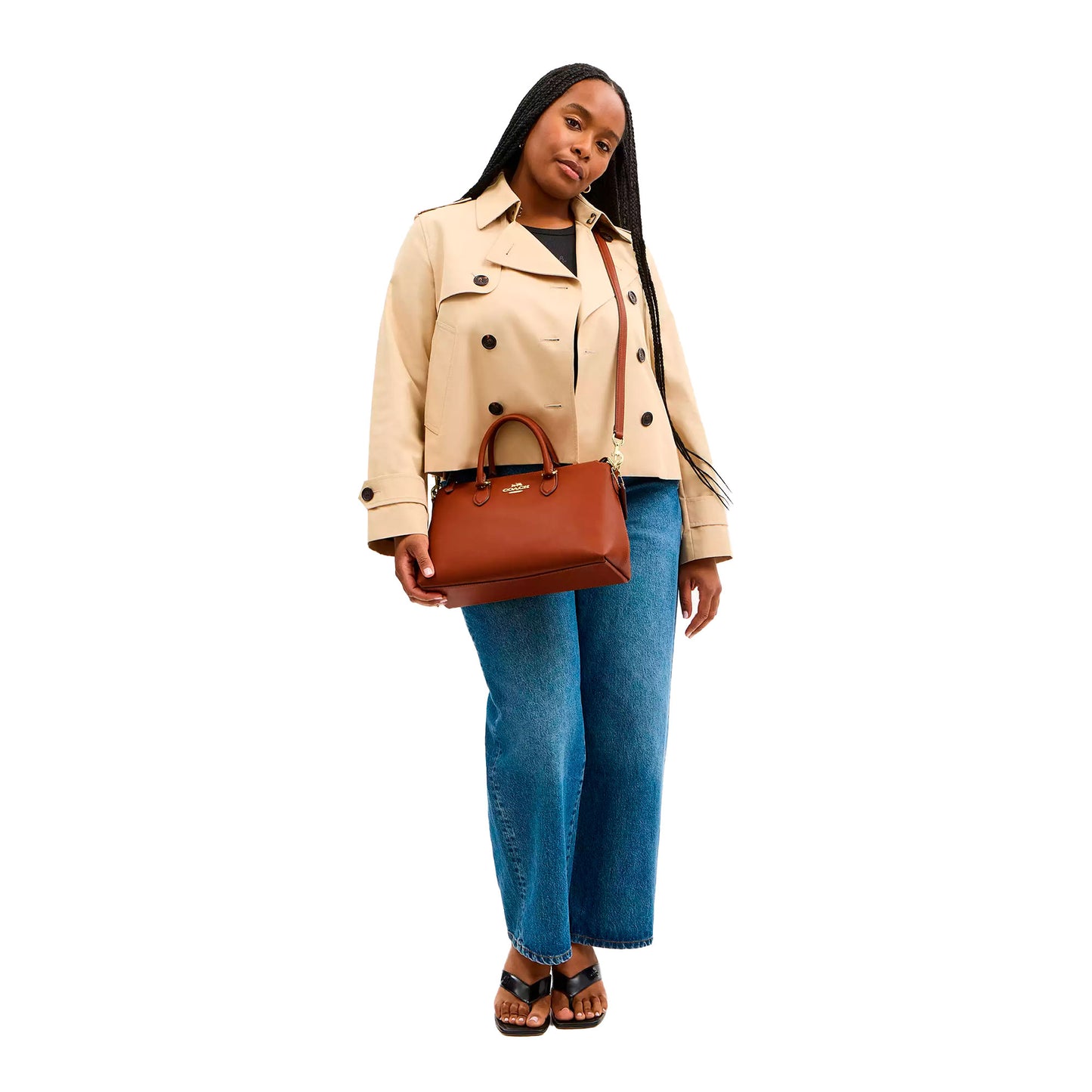 Bolsa Coach Georgia Satchel Bag Tan