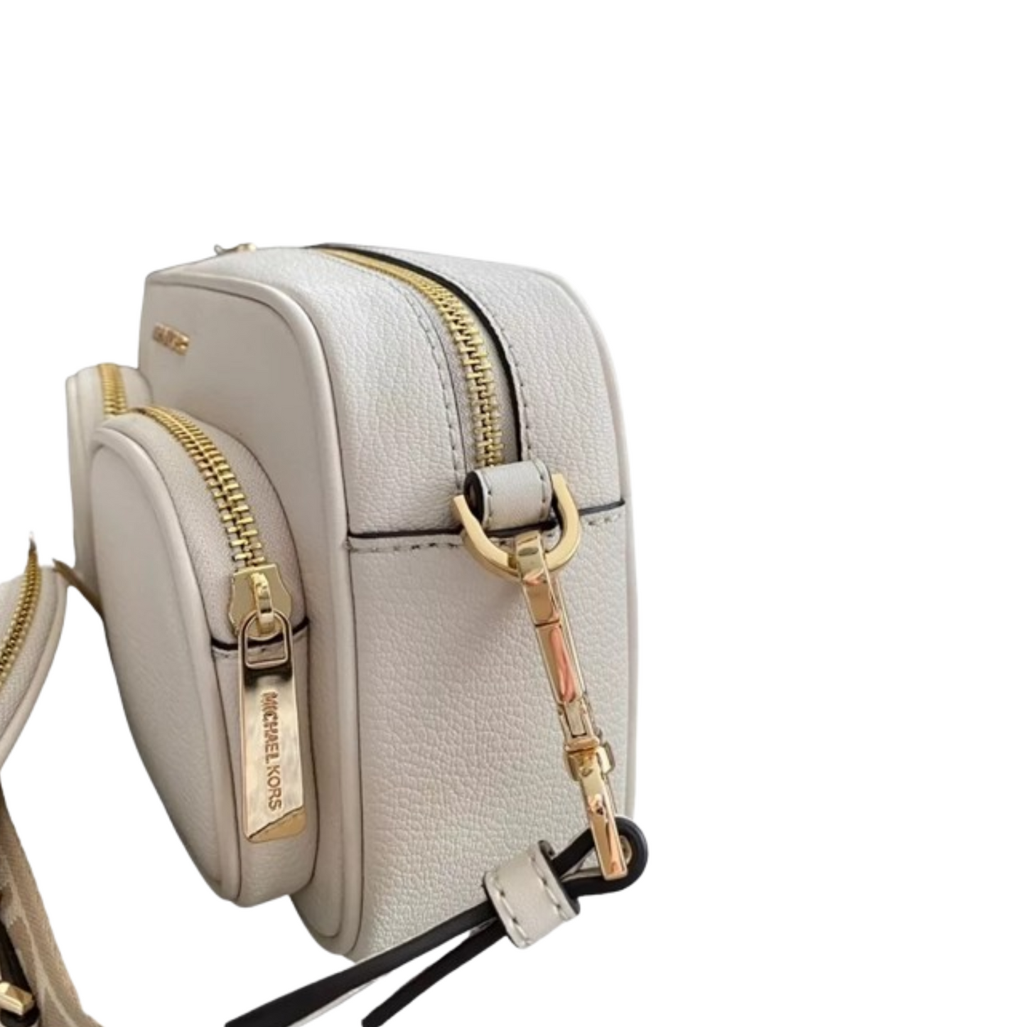 Bolsa Michael Kors Jet Set Medium Crossbody AirPods Light Cream