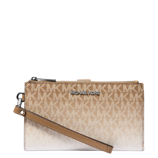 Cartera Michael Kors Jet Set Large Ombre Wristlet Bag With Exclusive Logo Shell