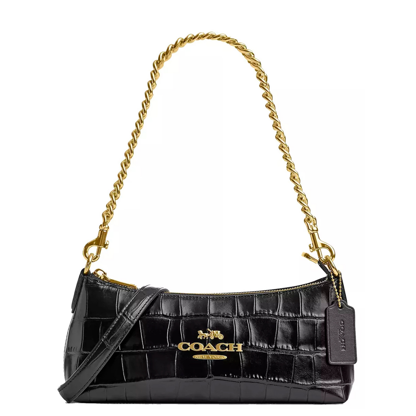 Bolsa Coach Charlotte Shoulder Bag Black