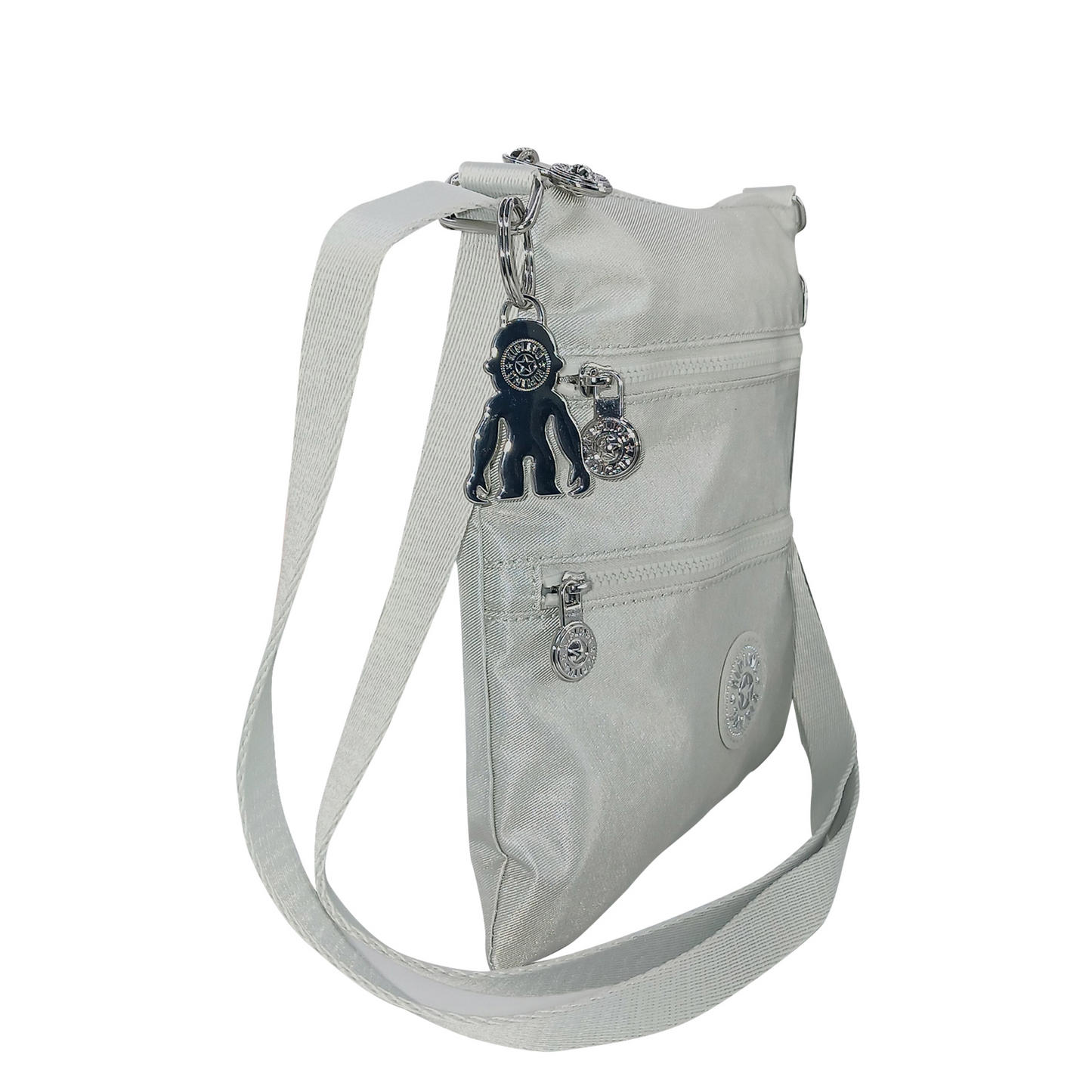 Bolsa Kipling Keiko Crossbody Mini Bag Dynamic Silver