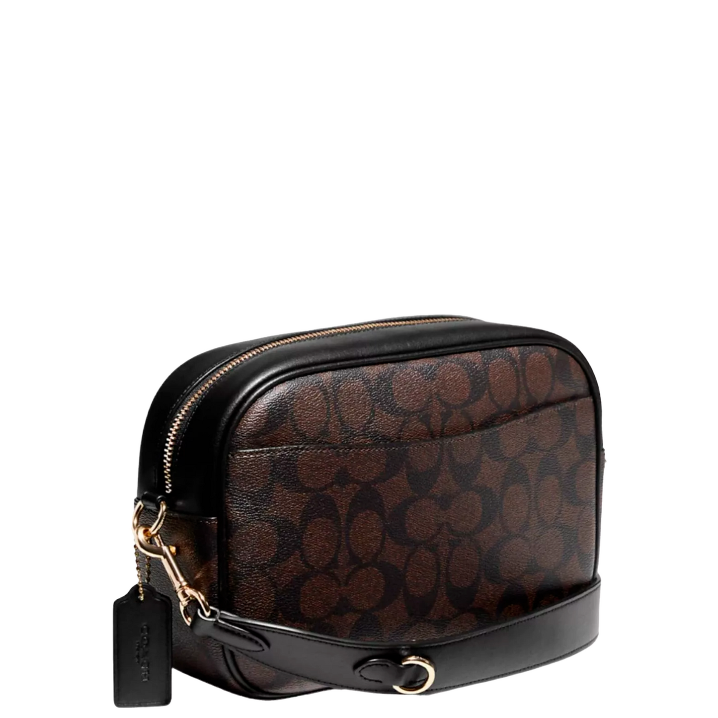 Bolsa Coach Jamie Camera Bag Signature Brown Black