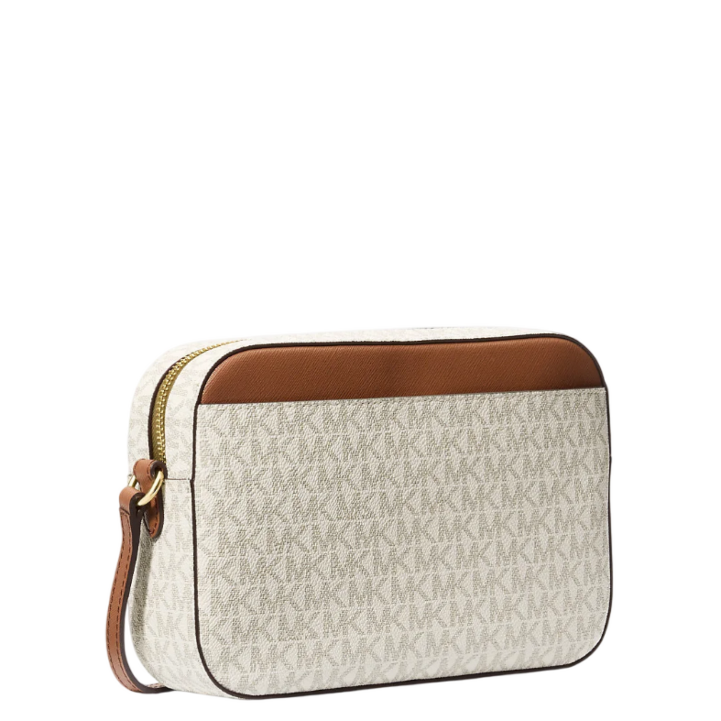 Bolsa Michael Kors Jet Set Large Logo Crossbody Bag Vanilla