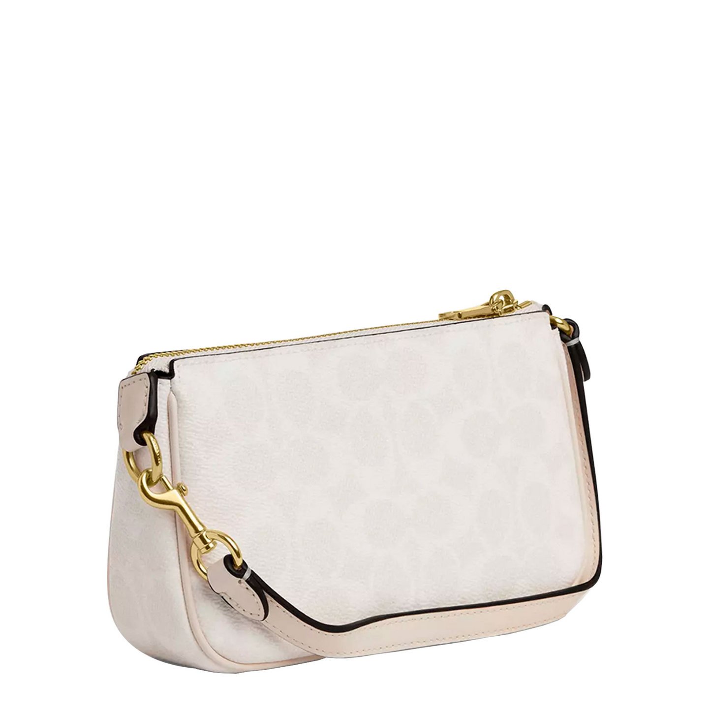 Bolsa Coach Nolita 19 In Signature Canvas Chalk Glacier White