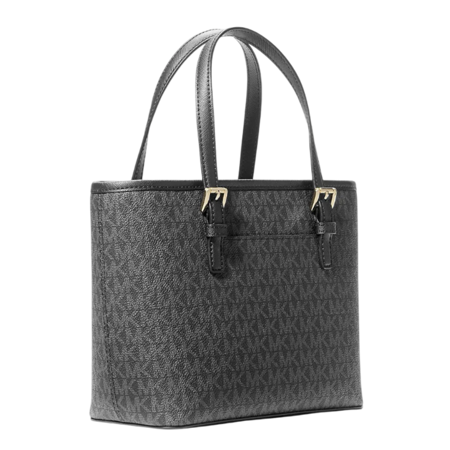 Bolsa Micheal Kors Jet Set Travel Extra-Small Logo Top-Zip Black