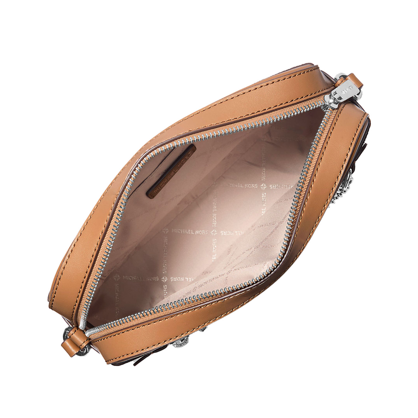 Bolsa Michael Kors Jet Set Large Ombré Signature Logo Crossbody Husk