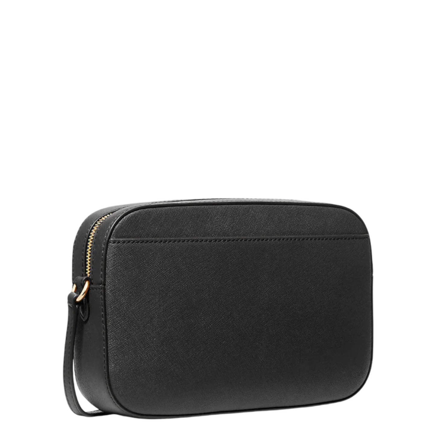 Bolsa Michael Kors Jet Set Large Saffiano Leather Crossbody Bag Black
