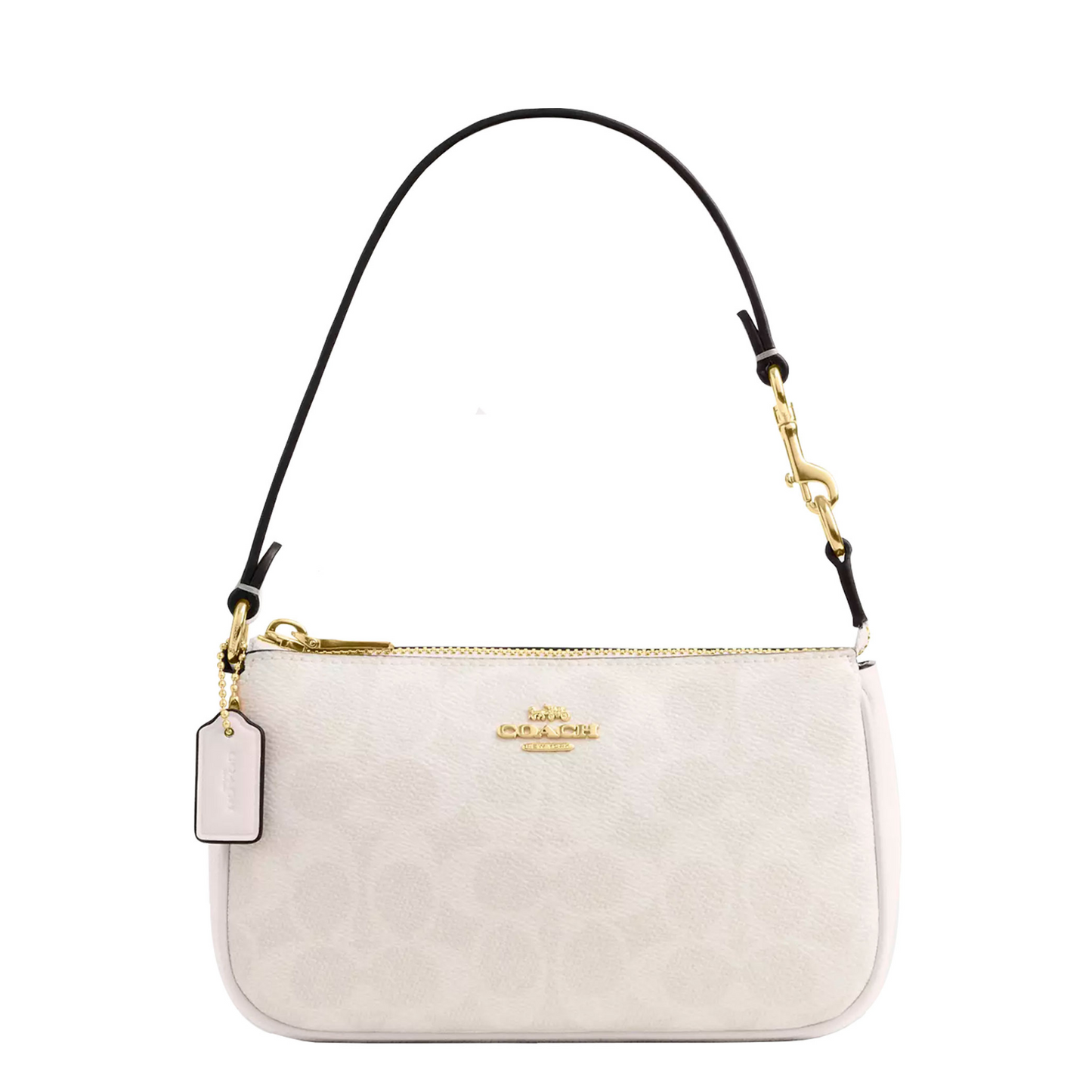 Bolsa Coach Nolita 19 In Signature Canvas Chalk Glacier White