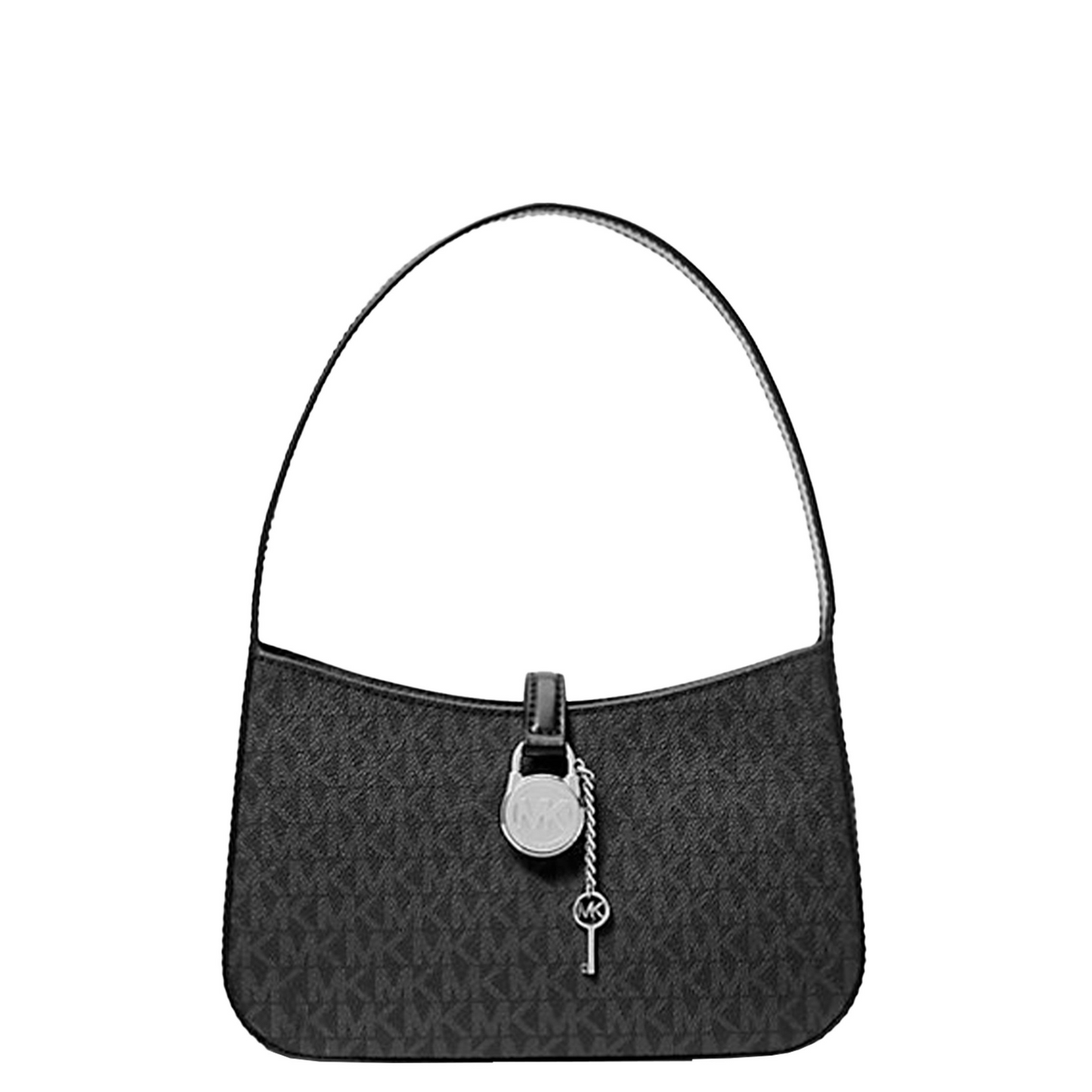Bolsa Michael Kors Lyra Small Clutch Bag Logo Black Noir