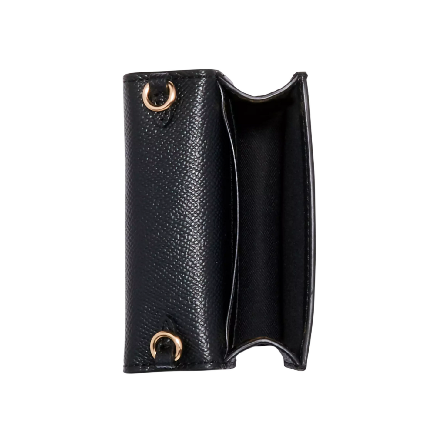 Bolsa Cartera Coach Mini Wallet On A Chain Black