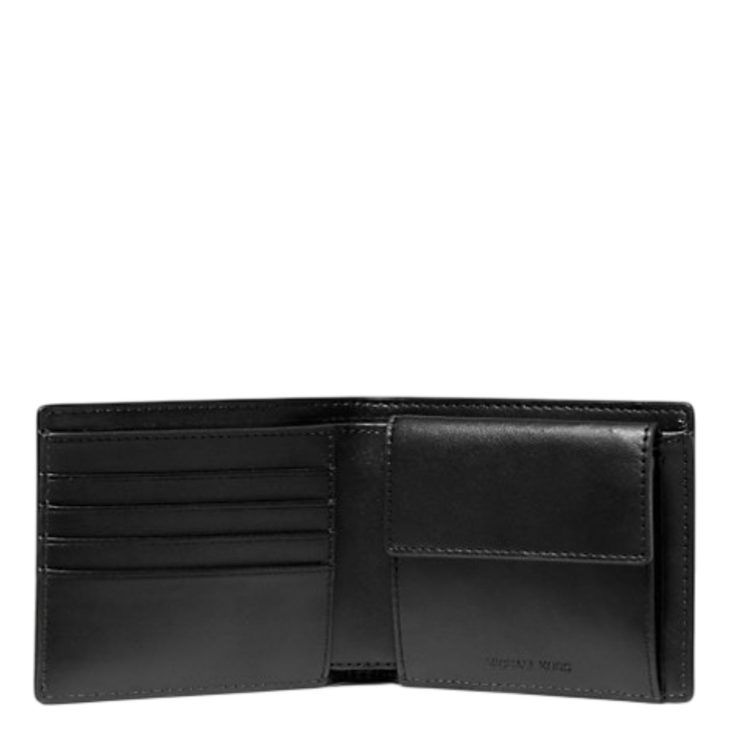 Cartera Michael Kors Cooper Logo Billfold Wallet With Coin Pouch Black