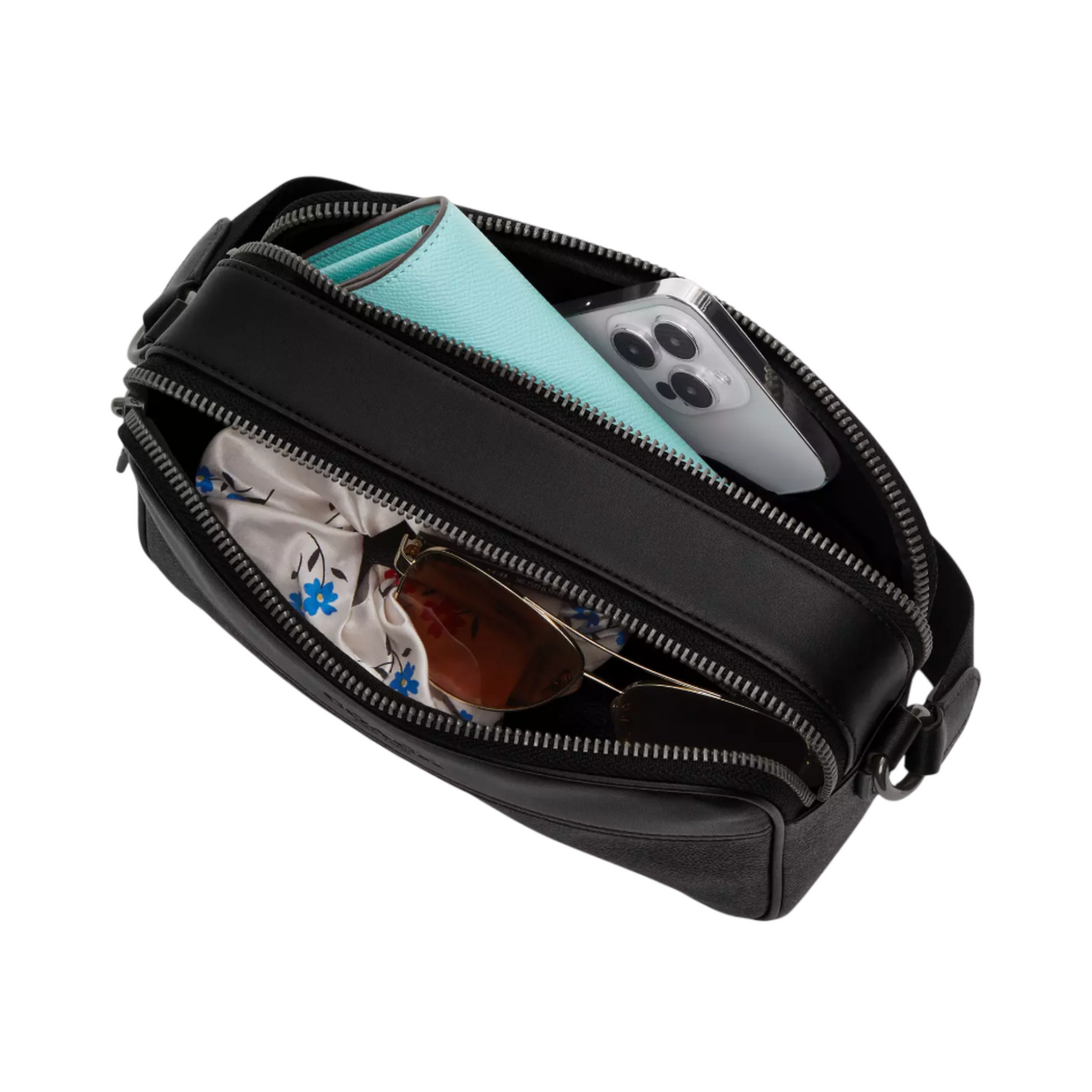 Bandolera Coach Graham In Signature Canvas Black