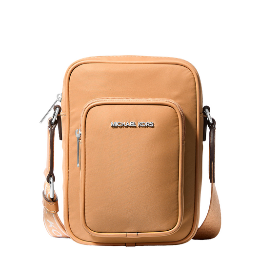 Bolsa Michael Kors Khai Nylon Crossbody Bag Peanut