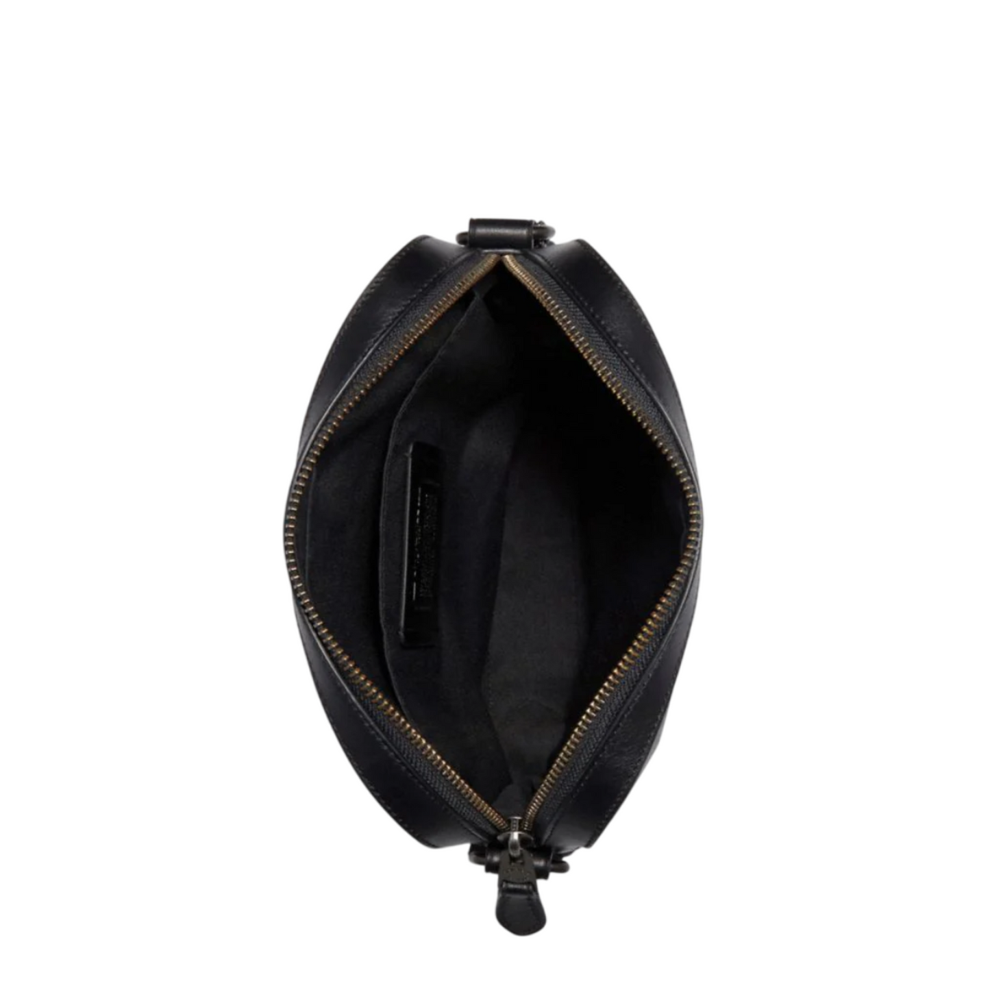 Bandolera Coach Houston Flight Bag In Signature Leather Black