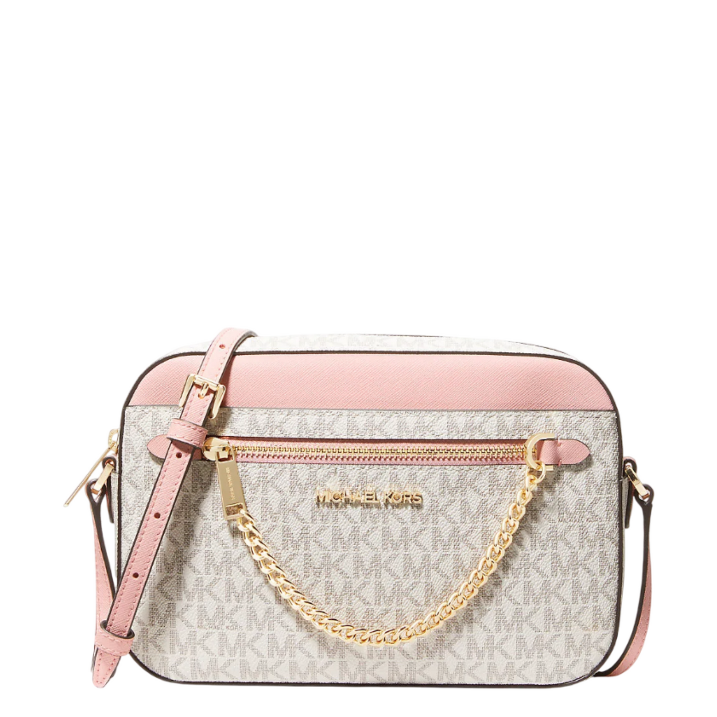 Bolsa Michael Kors Jet Set Large Logo Crossbody Bag