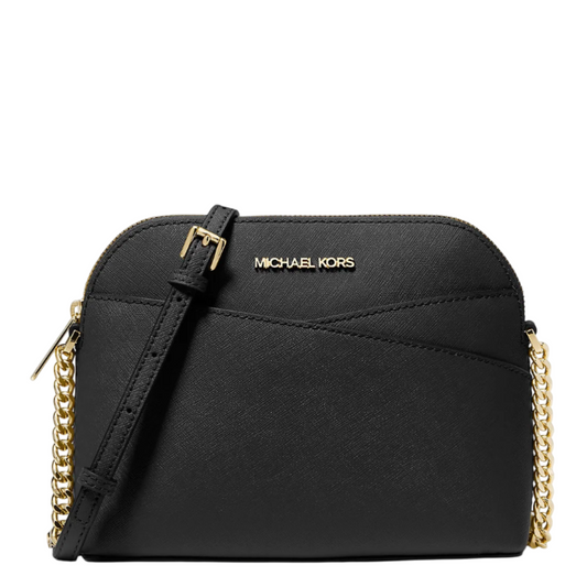 Bolsa Michael Kors Jet Set Medium Crossbody Dome Black