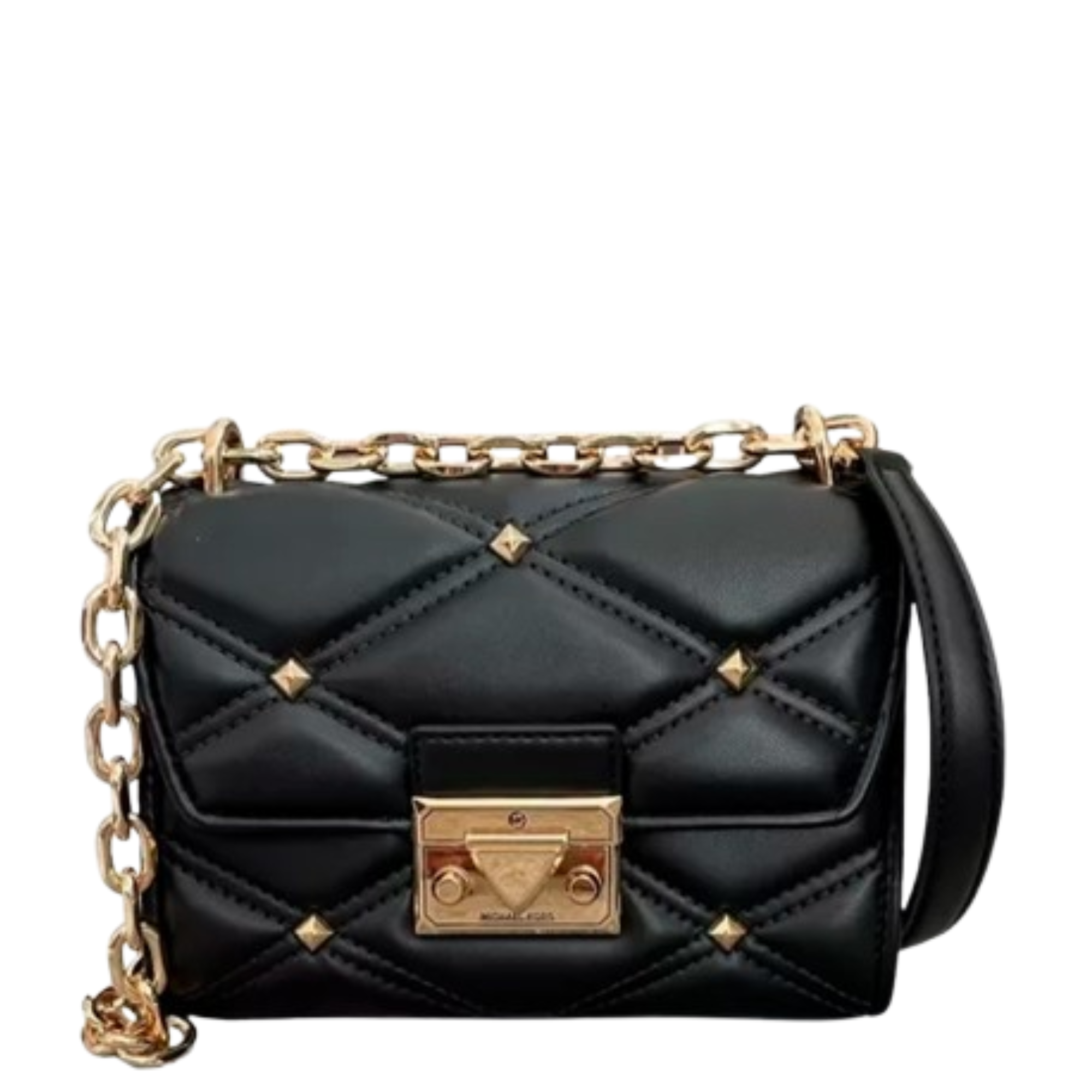 Bolsa michael kors original serena Black con piedras xbody