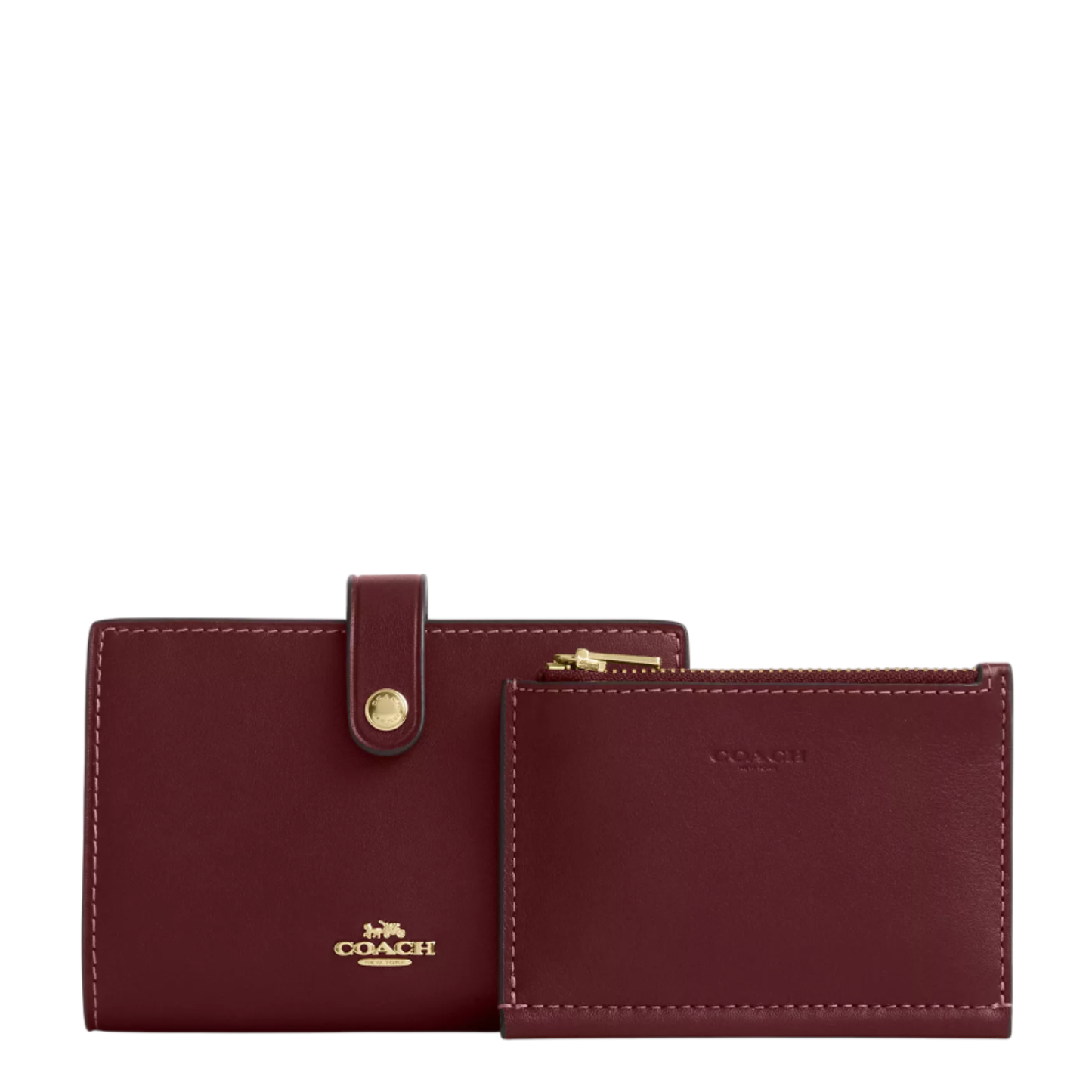Cartera Coach 2 In 1 Wallet Maroon