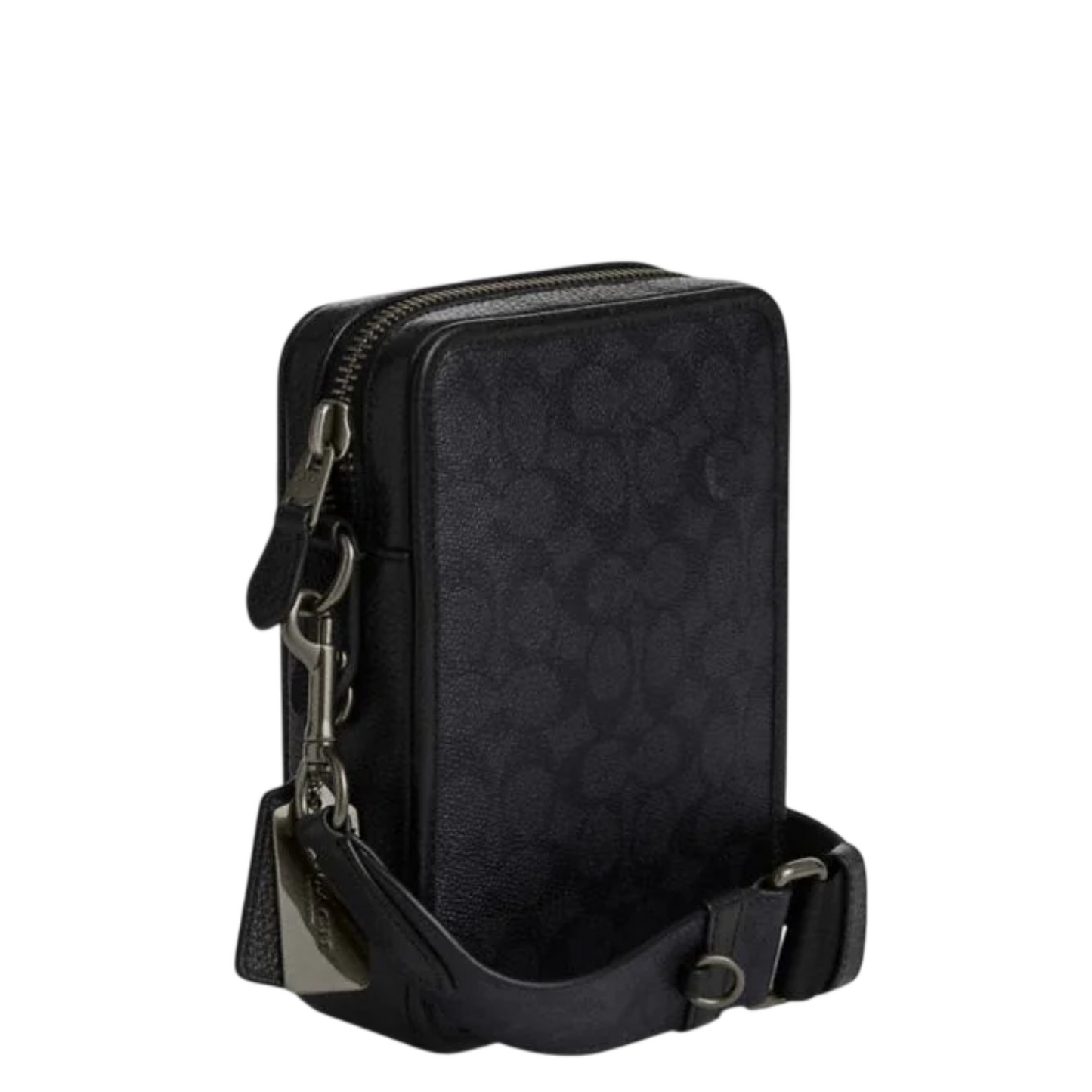 Bandolera Coach Sullivan Crossbody In Signature Canvas Charcoal Black