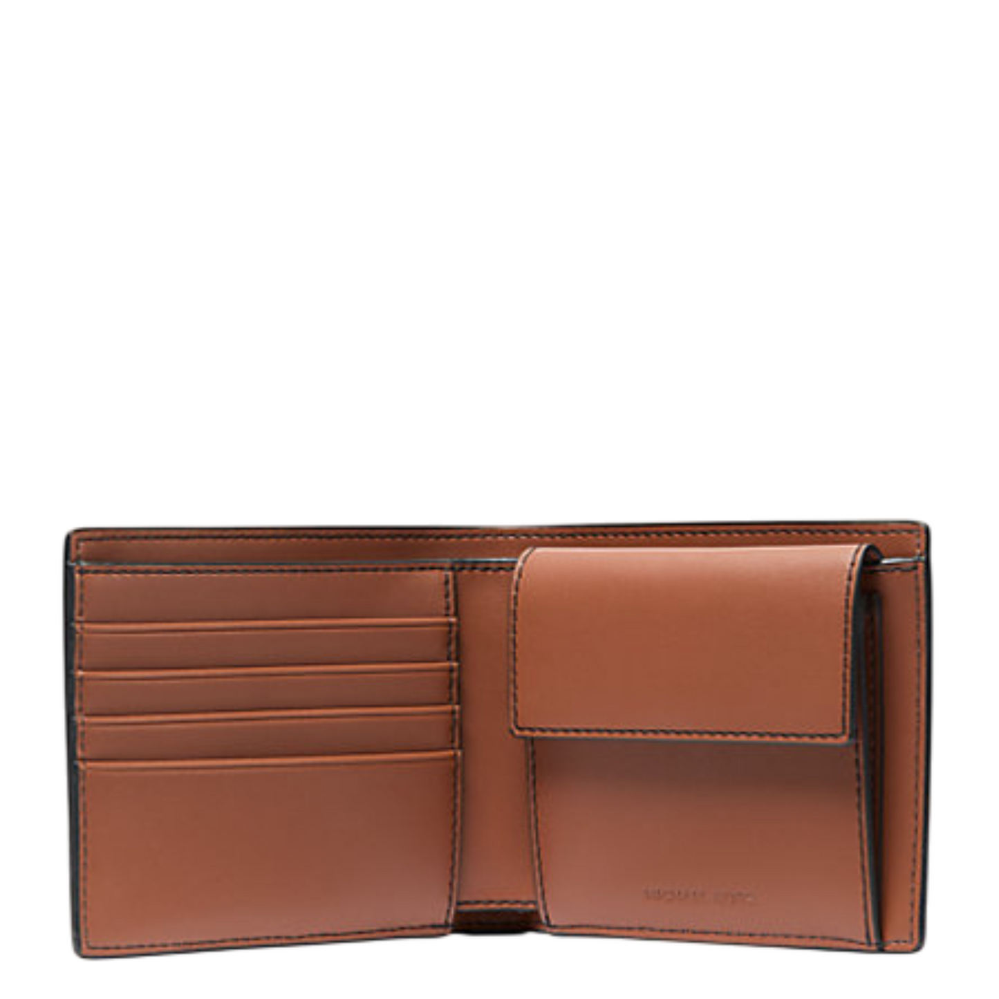 Cartera Michael Kors Cooper Pebbled Leather Billfold Wallet With Coin Pouch Luggage