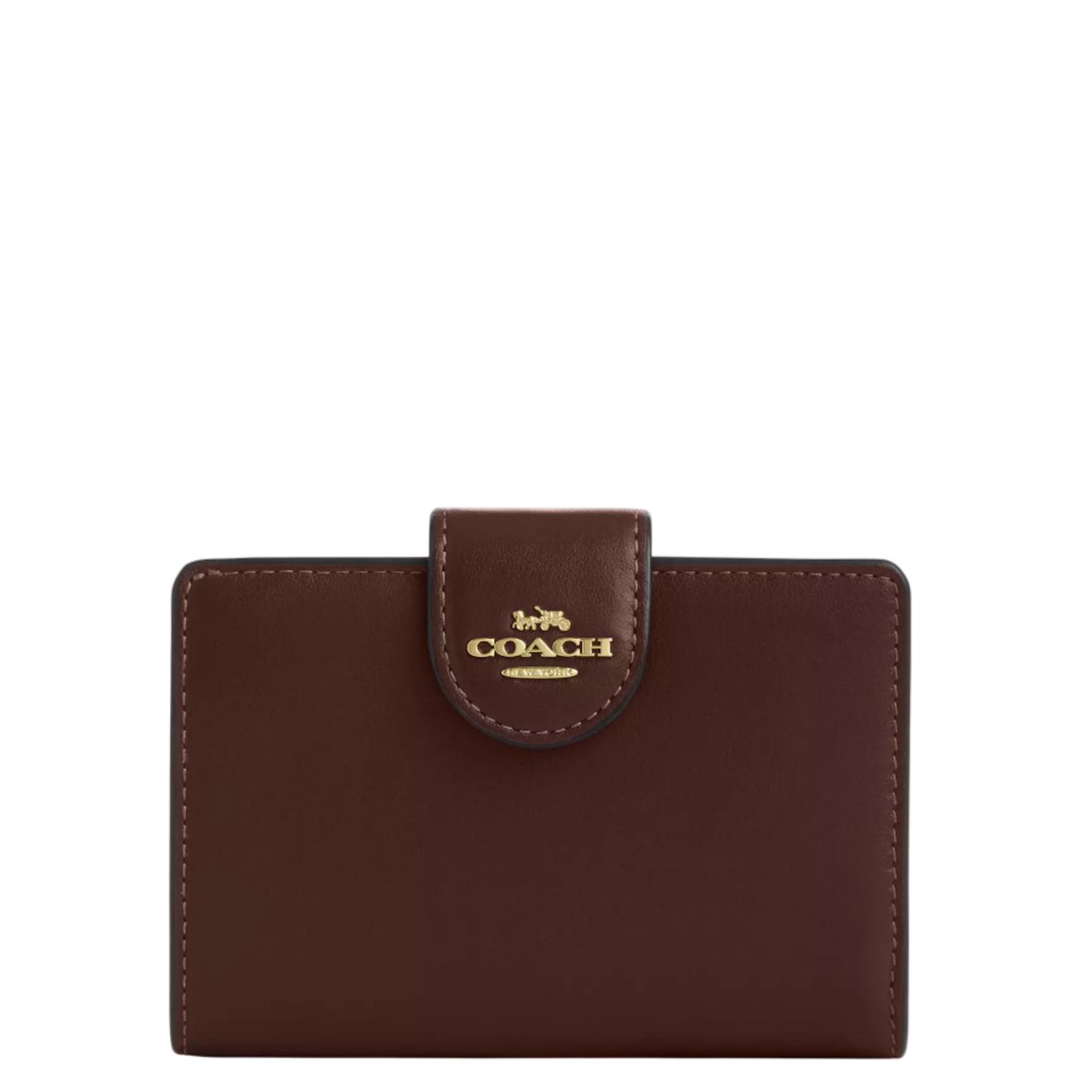 Cartera Coach Medium Corner Zip Wallet Maple
