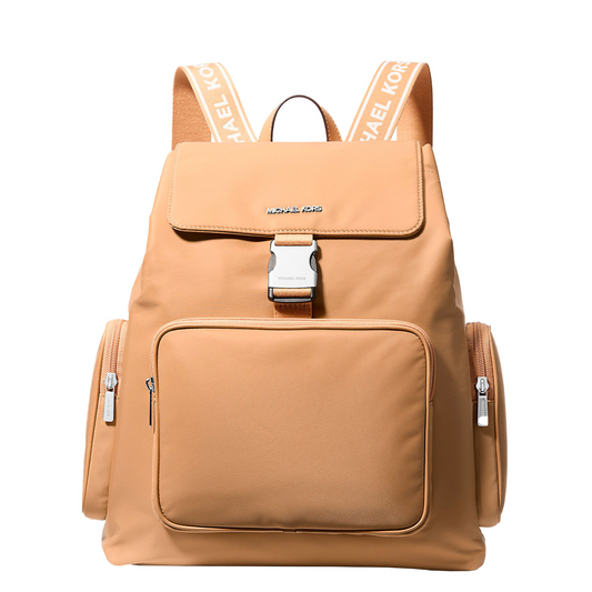 Mochila Michael Kors Khai Large Nylon Cargo Backpack Peanut
