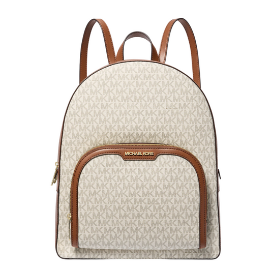 Mochila Michael Kors Jaycee Large Logo Vanilla