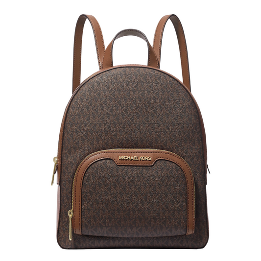 Mochila Michael Kors Jaycee Medium Logo Backpack Brown